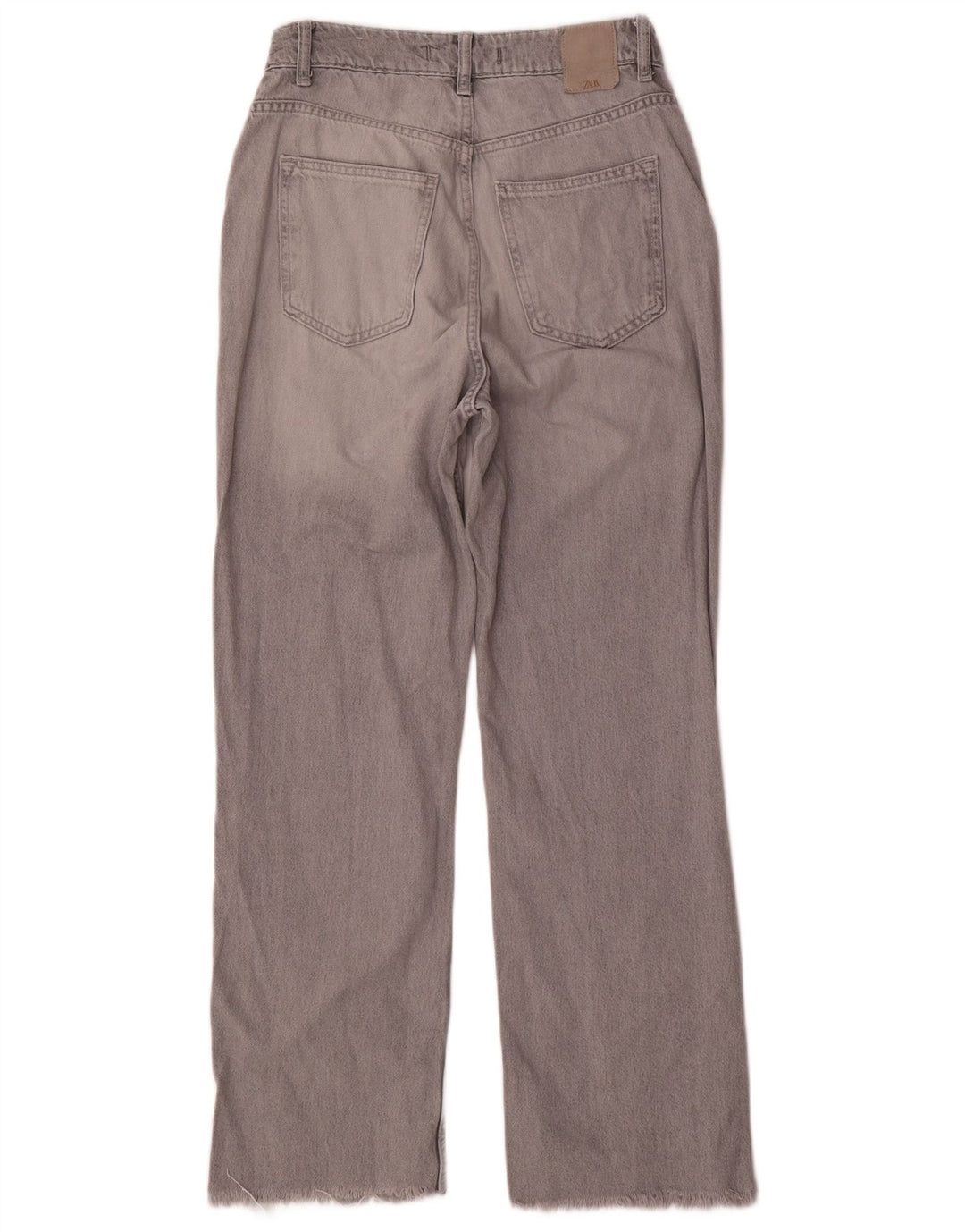 Jeans dritti da donna Zara EU 38 Small W28 L29 Grigio