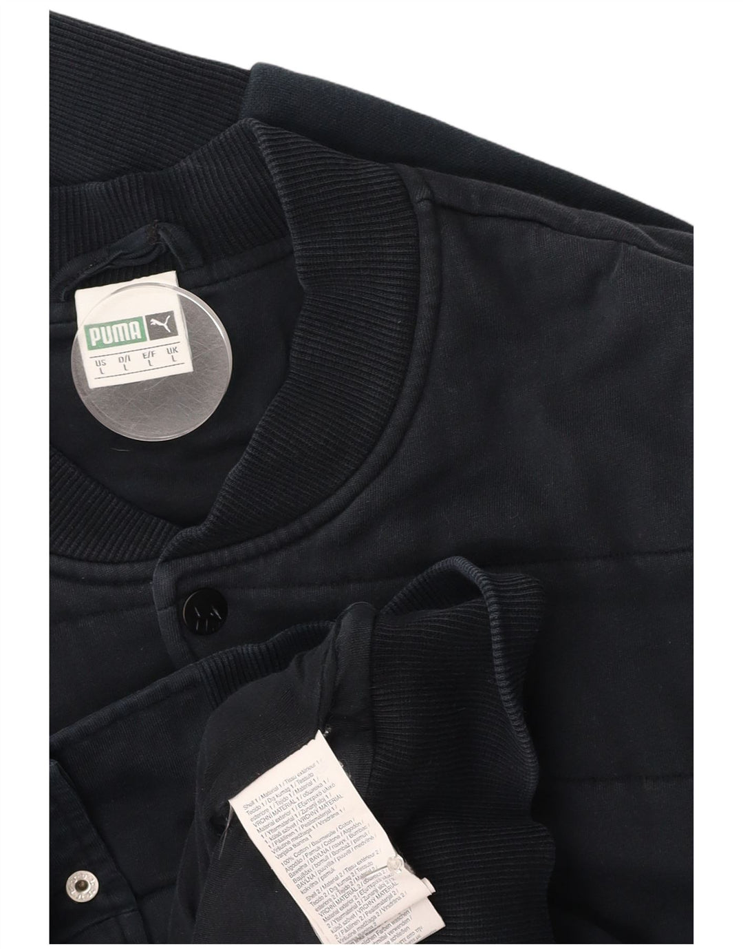 Giubbotto bomber da uomo PUMA UK 40 grande cotone blu navy