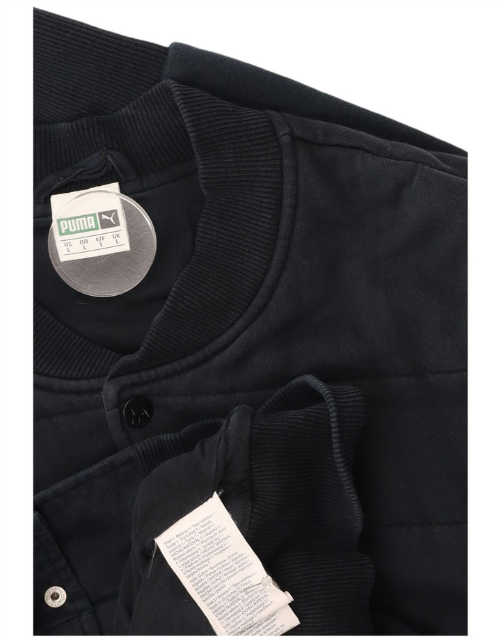 Giubbotto bomber da uomo PUMA UK 40 grande cotone blu navy