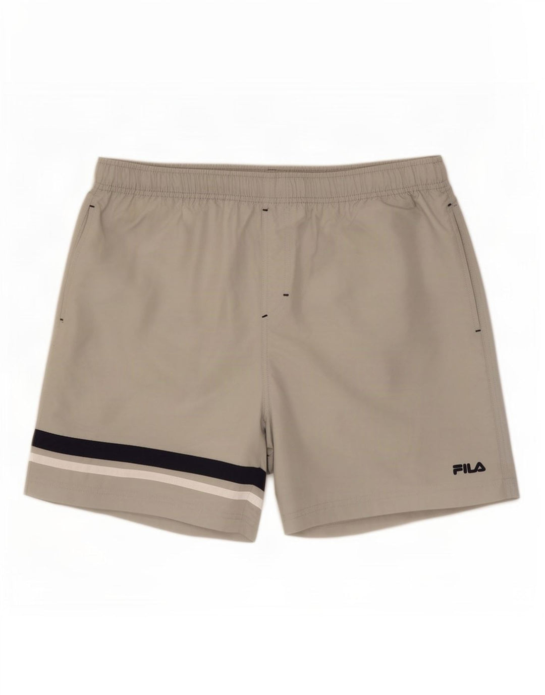 Pantaloncini da bagno Fila da uomo XL in poliestere color block grigio
