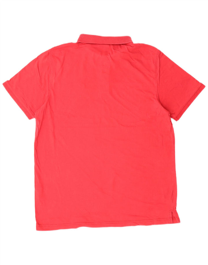 Polo da uomo LOTTO grande in cotone rosso