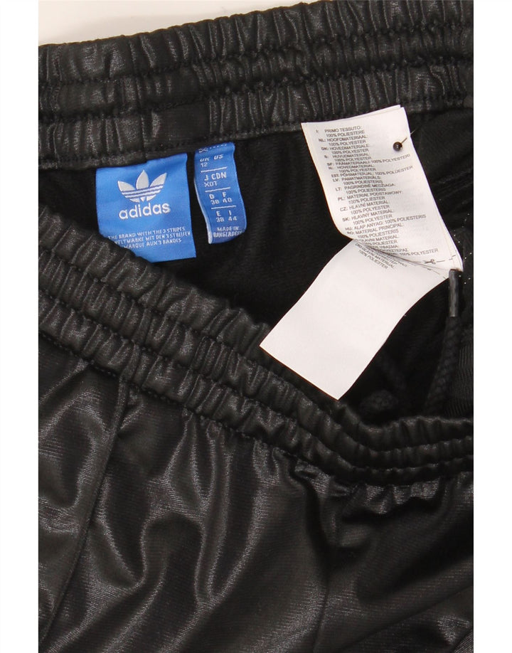 Pantaloni da tuta da donna Adidas UK 12 Medium Nero Poliestere