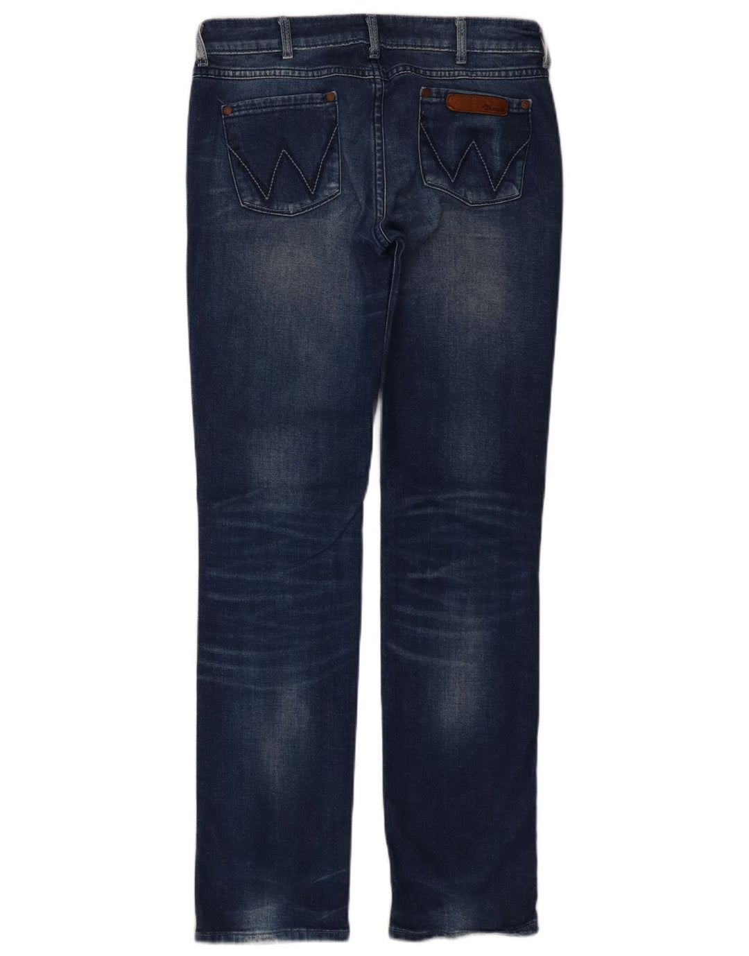 Jeans dritti da donna Wrangler W30 L32 cotone blu
