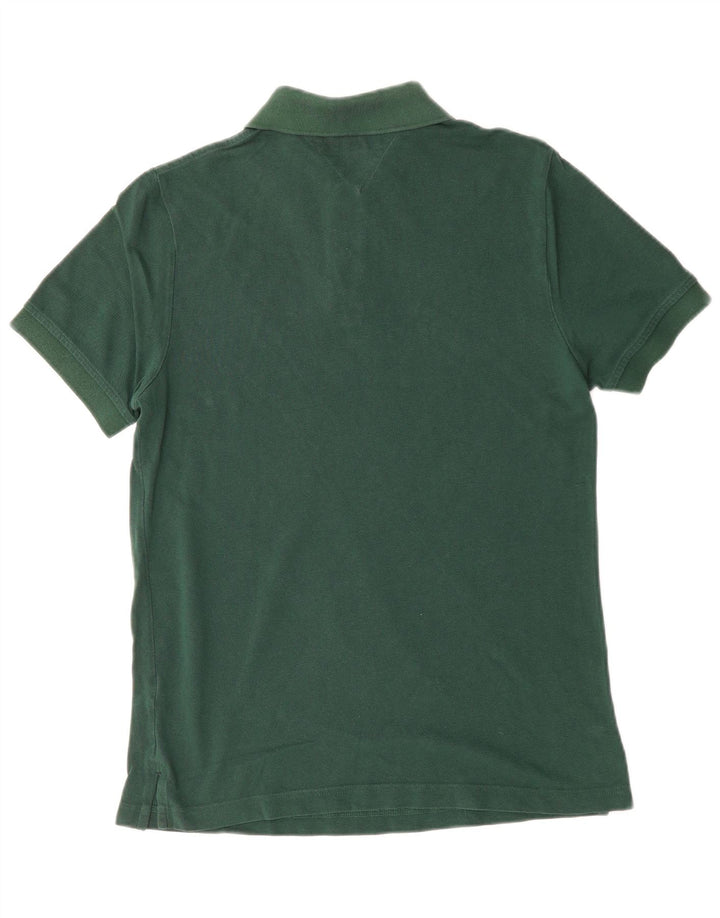 Polo da uomo Tommy Hilfiger in cotone verde medio