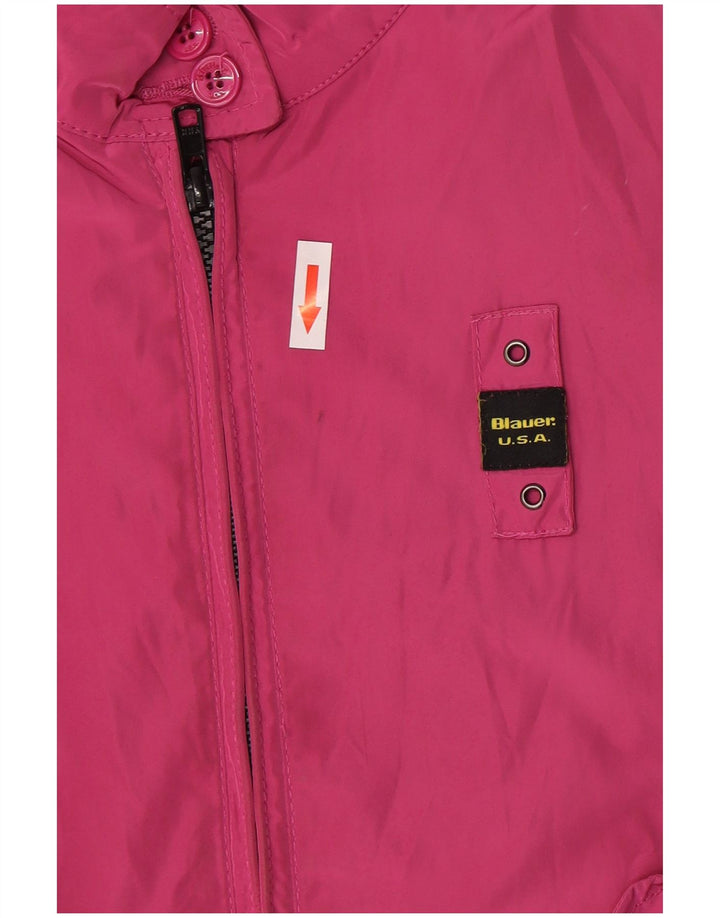 Giubbotto Bomber Blauer Bambina 11-12 Anni Poliestere Rosa