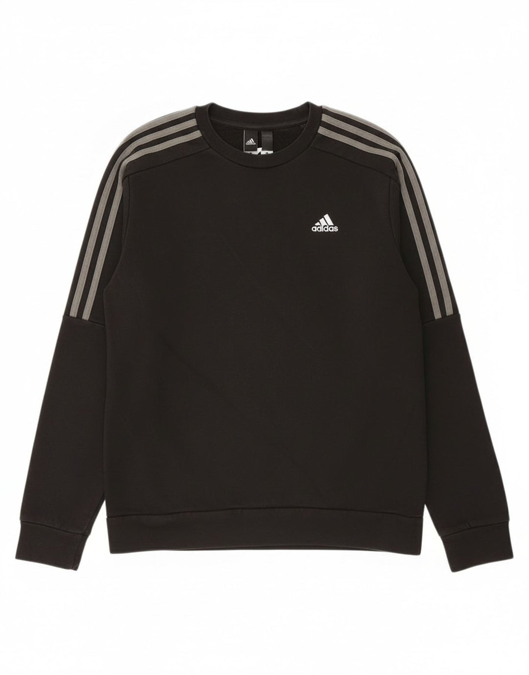 Felpa Adidas Uomo Maglione Piccolo Cotone Nero