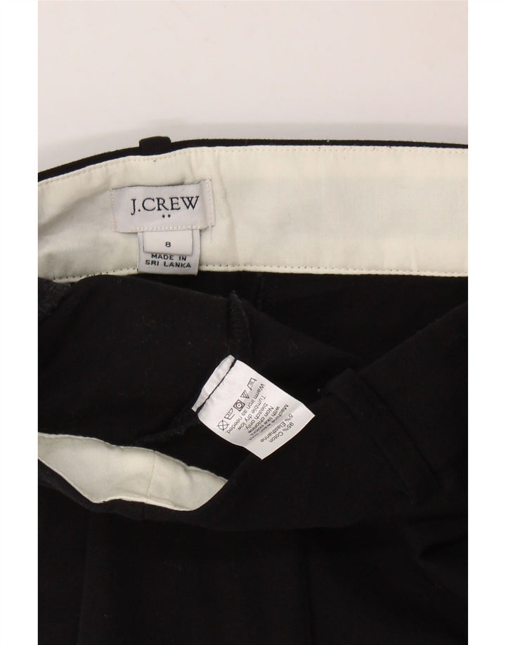 J. CREW Womens Slim Cropped Trousers US 8 Medium W32 L24 Black Cotton Vintage J. Crew and Second-Hand J. Crew from Messina Hembry 