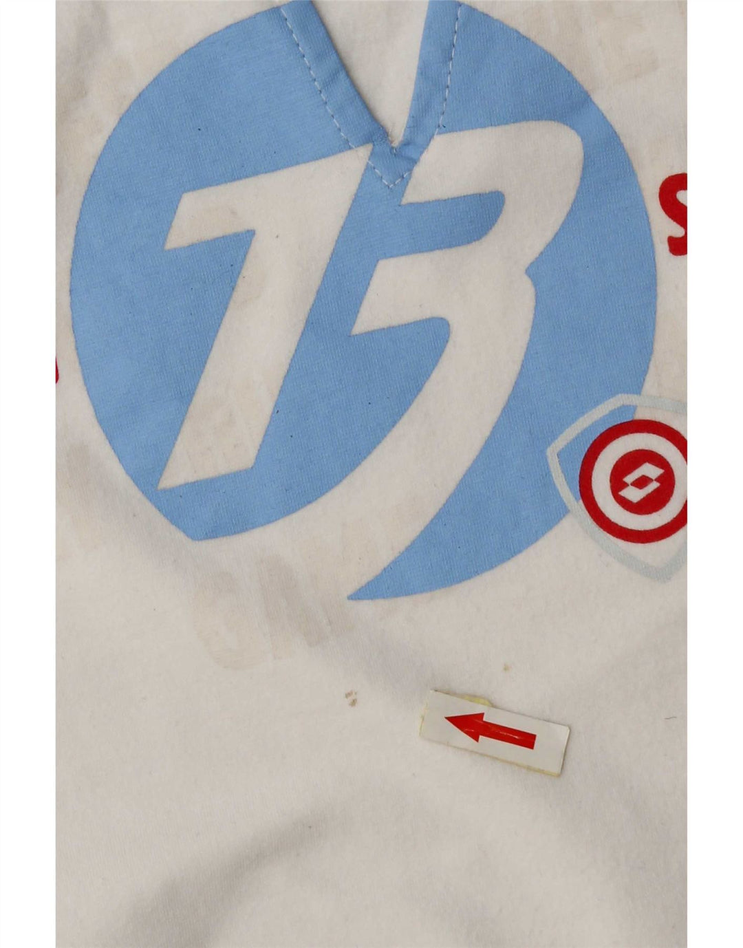 Canotta grafica da donna Lotto UK 12 Medium White