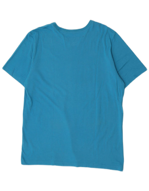 T-shirt Nike Dri Fit da uomo, taglia grande, in cotone blu