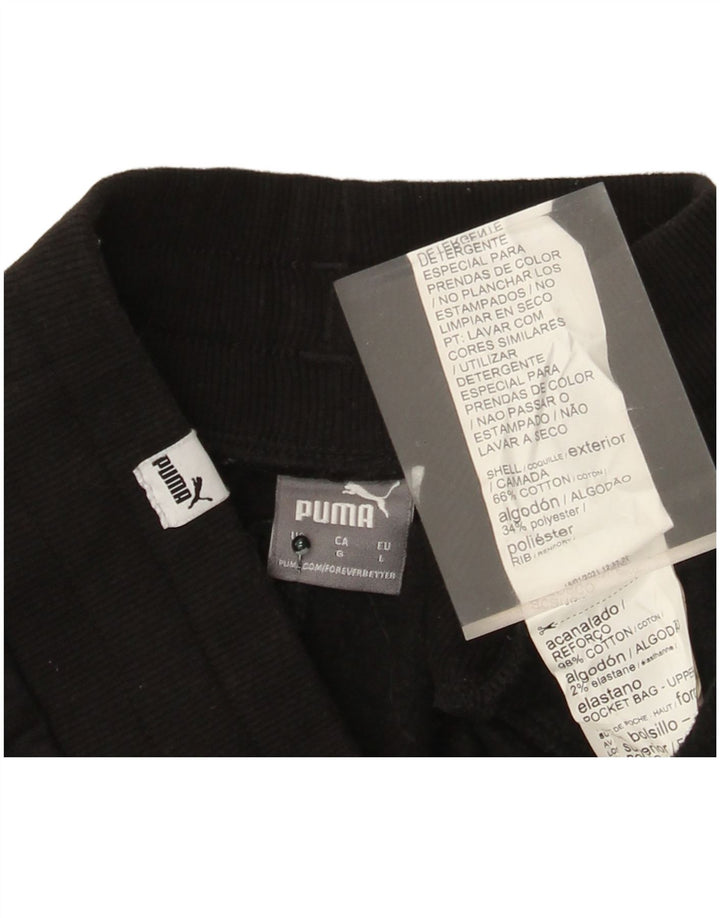 Pantaloni da tuta grafica da uomo Puma Joggers grandi in cotone nero