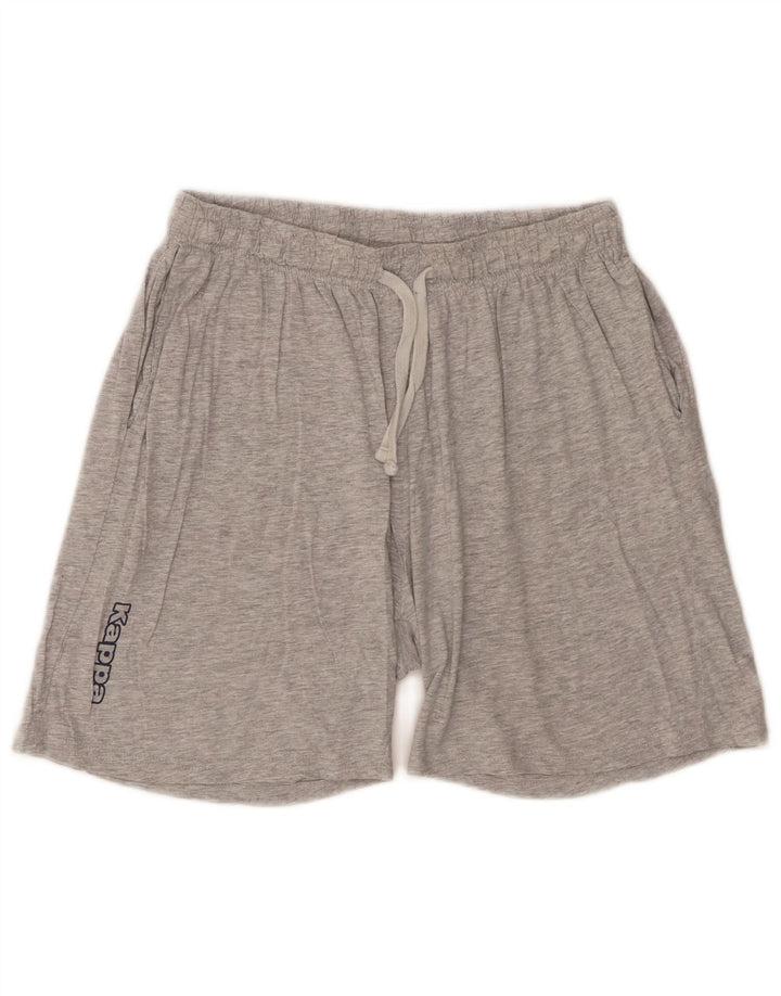 Pantaloncini sportivi grafici da uomo Kappa grandi grigi