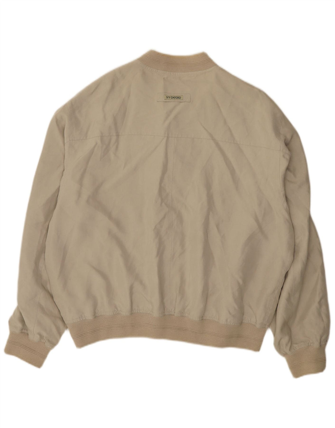 Giubbotto bomber da uomo Ivy Oxford IT 50 Large Beige Seta