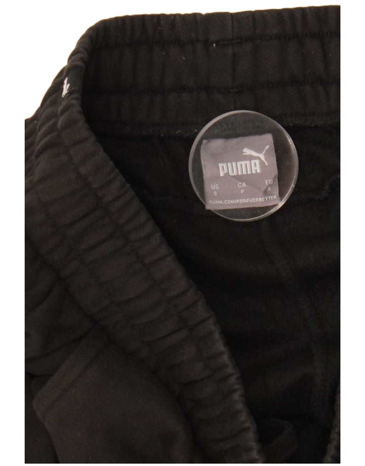 Pantaloni da tuta da uomo Puma Joggers piccoli in cotone nero