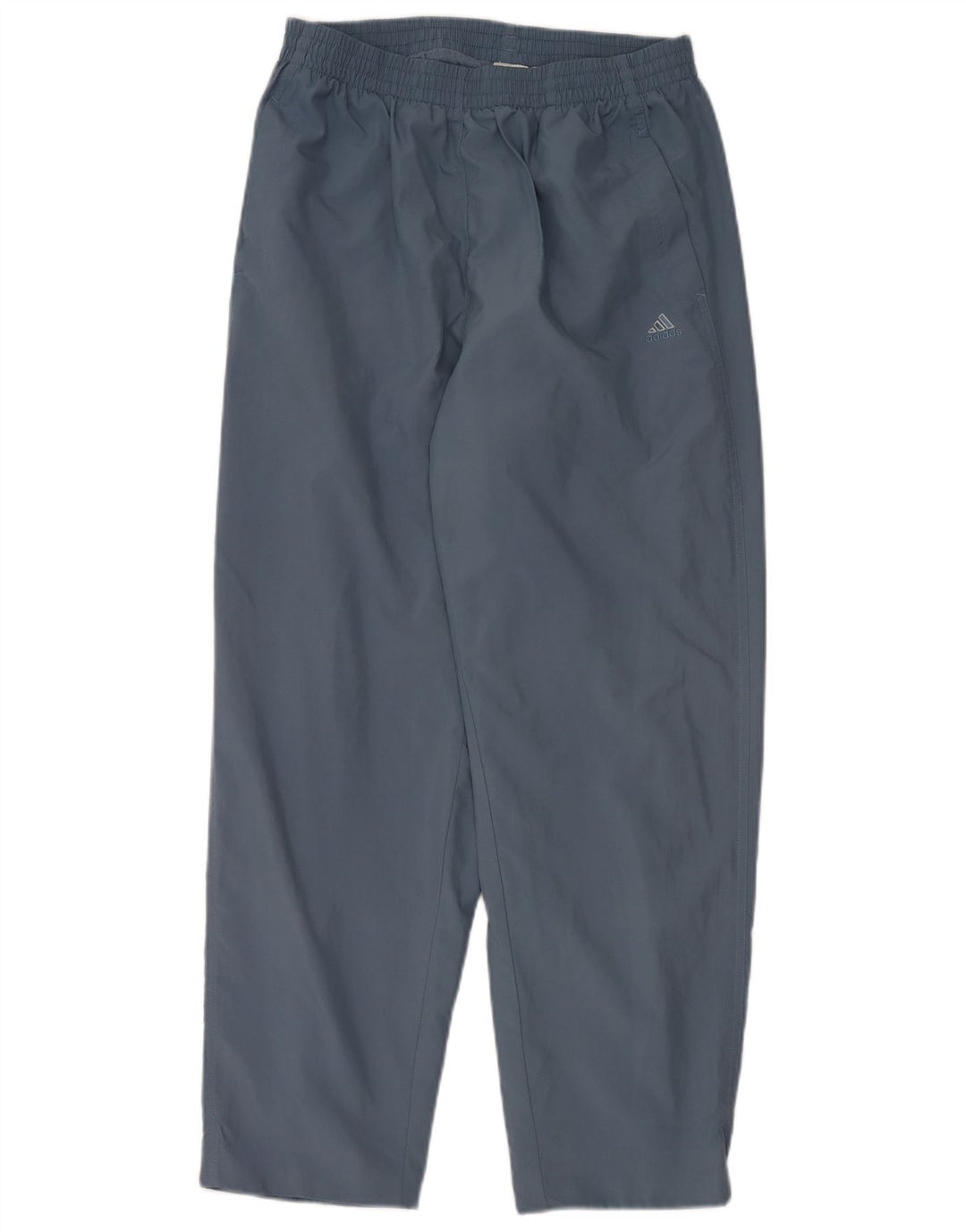 Pantaloni da tuta da uomo Adidas in poliestere grigio medio