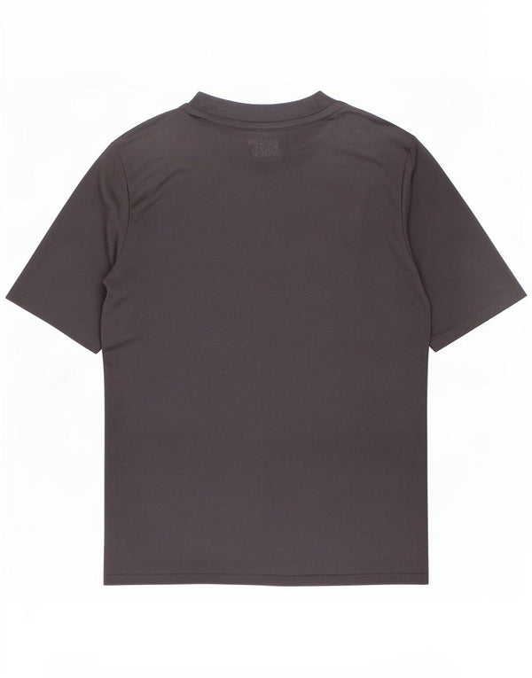 T-shirt Adidas da bambino Climalite 7-8 anni in poliestere geometrico nero