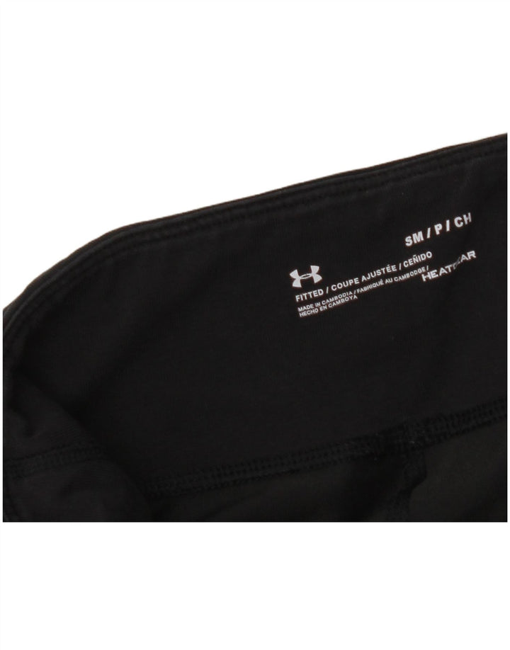Leggings grafici da donna UNDER ARMOUR Heat Gear UK 10 piccoli neri