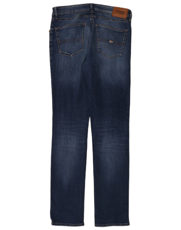 Tommy Hilfiger Uomo Ryan Regular Fit Jeans dritti W32 L34 Cotone Blu