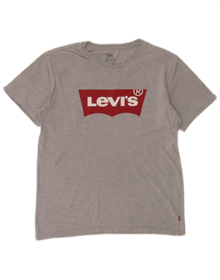 T-shirt grafica da uomo Levi's Top piccola grigia
