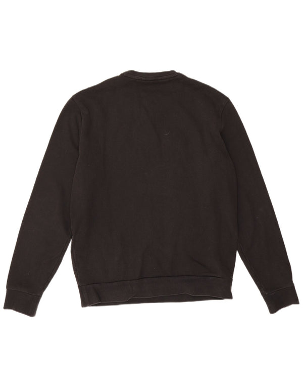 Felpa grafica da uomo Armani Felpa grande in cotone nero