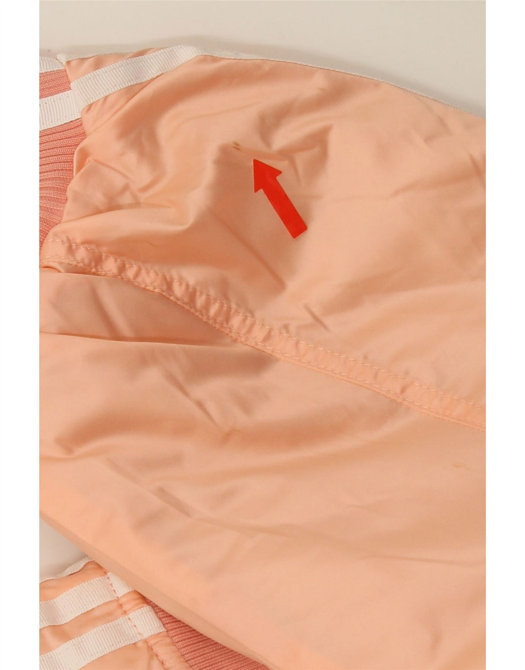 ADIDAS Womens Oversized Graphic Padded Jacket UK 10 Small Pink Polyester