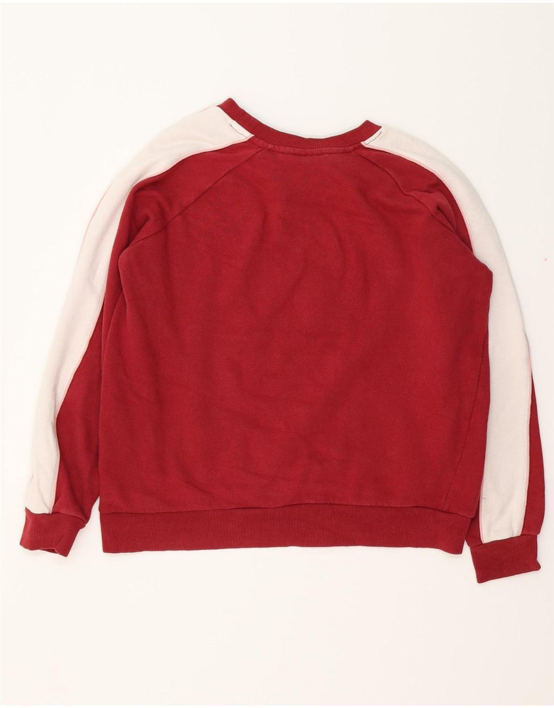FILA Boys Sweatshirt Jumper 11-12 Years Medium Burgundy Colourblock