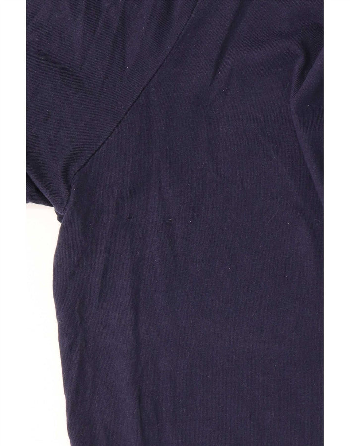 T-shirt grafica da uomo Puma Top in cotone blu navy medio