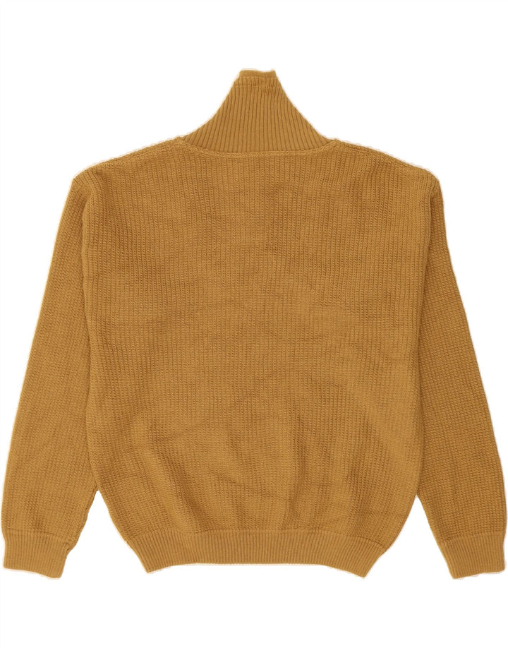 SCIROCCO Mens Shawl Neck Jumper Sweater Large Yellow Vintage Scirocco and Second-Hand Scirocco from Messina Hembry 