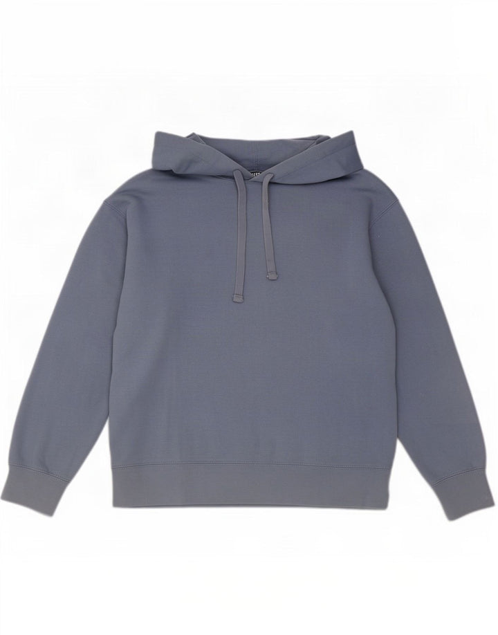 Maglione oversize con cappuccio da donna Zara UK 10 piccolo poliestere blu
