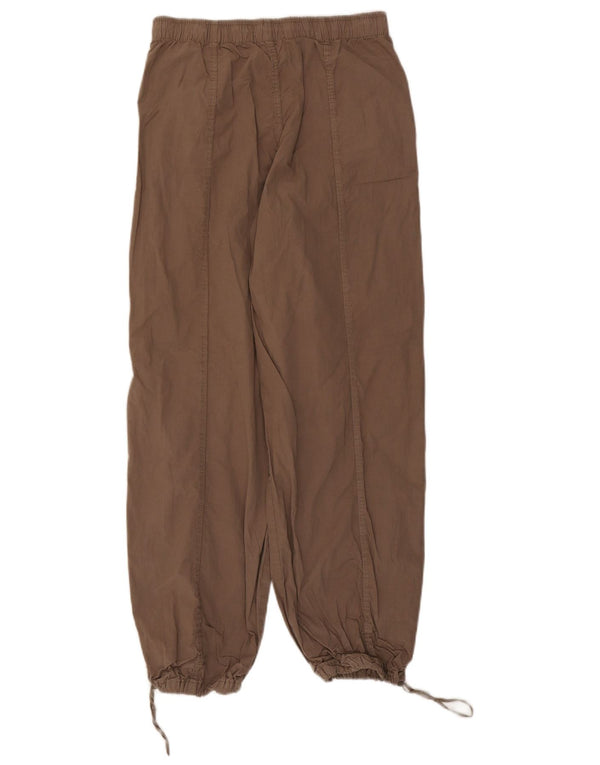 Pantaloni larghi a vita alta da donna Zara XS W24 L29 Beige