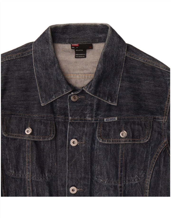 Giacca di jeans da donna DIESEL UK 14 cotone blu medio