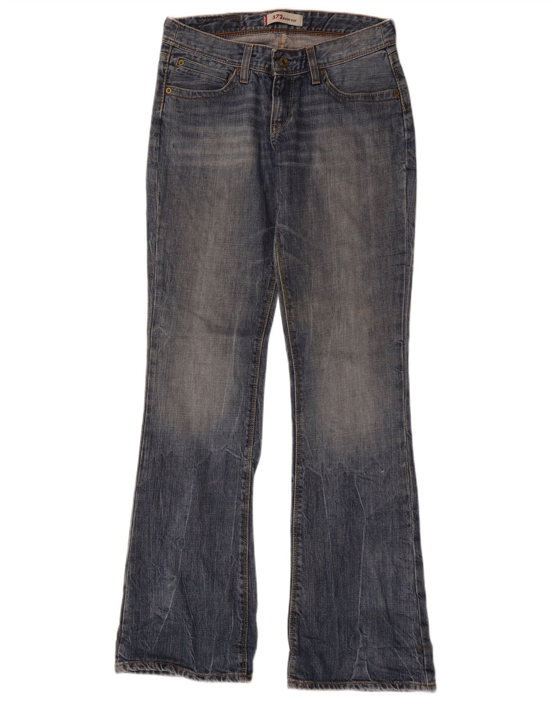 Jeans Levi's 572 Bootcut da donna W28 L34 cotone blu