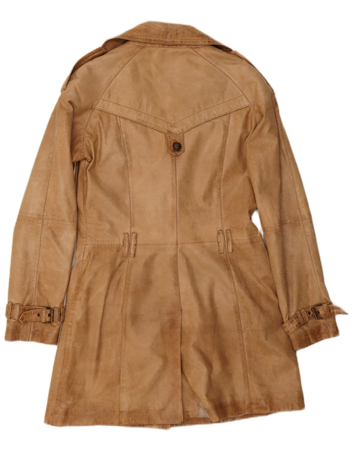Cappotto in pelle da donna MAURITIUS EU 38 Pelle marrone medio