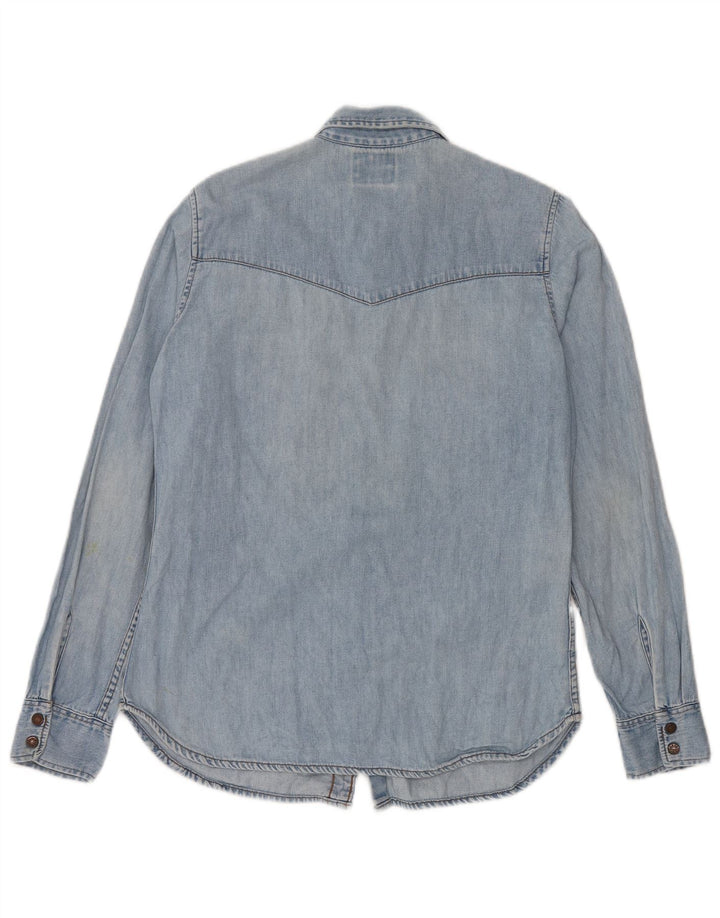 LEVI'S Camicia di jeans da uomo grande in cotone blu