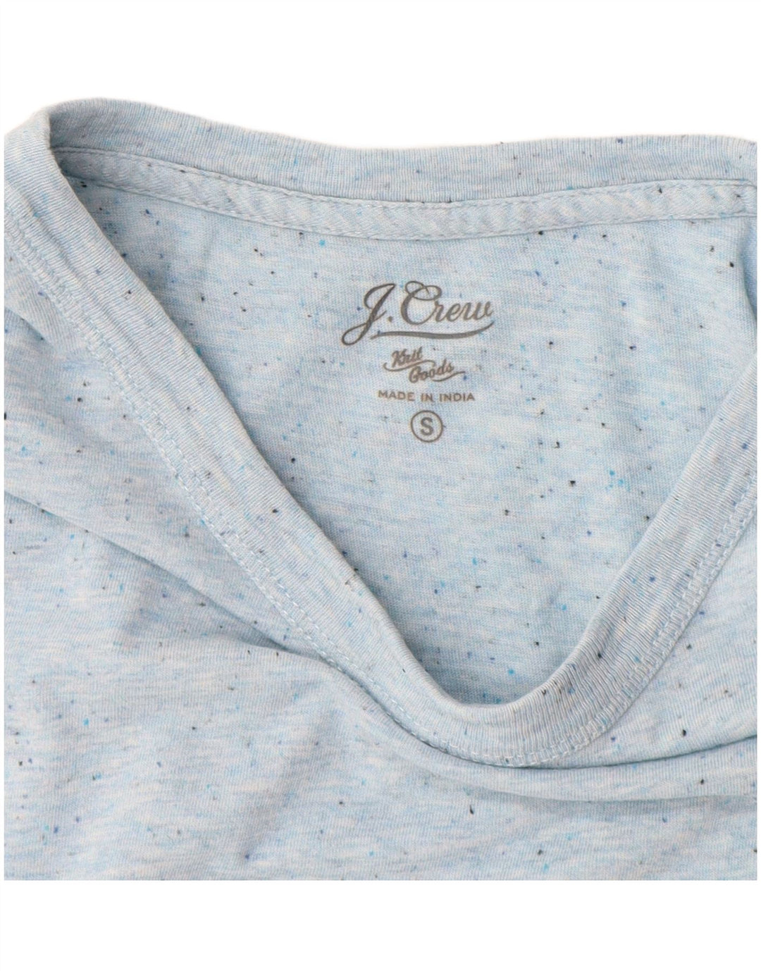 T-shirt da uomo J. Crew Top in cotone chiazzato blu piccolo