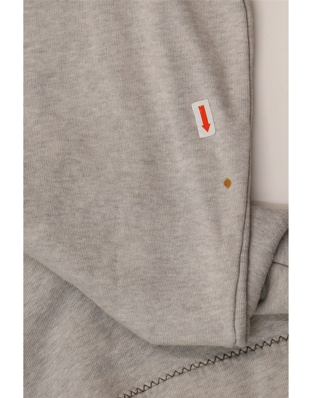FAT FACE Felpa da uomo con collo con zip grafica Maglione XL Cotone grigio