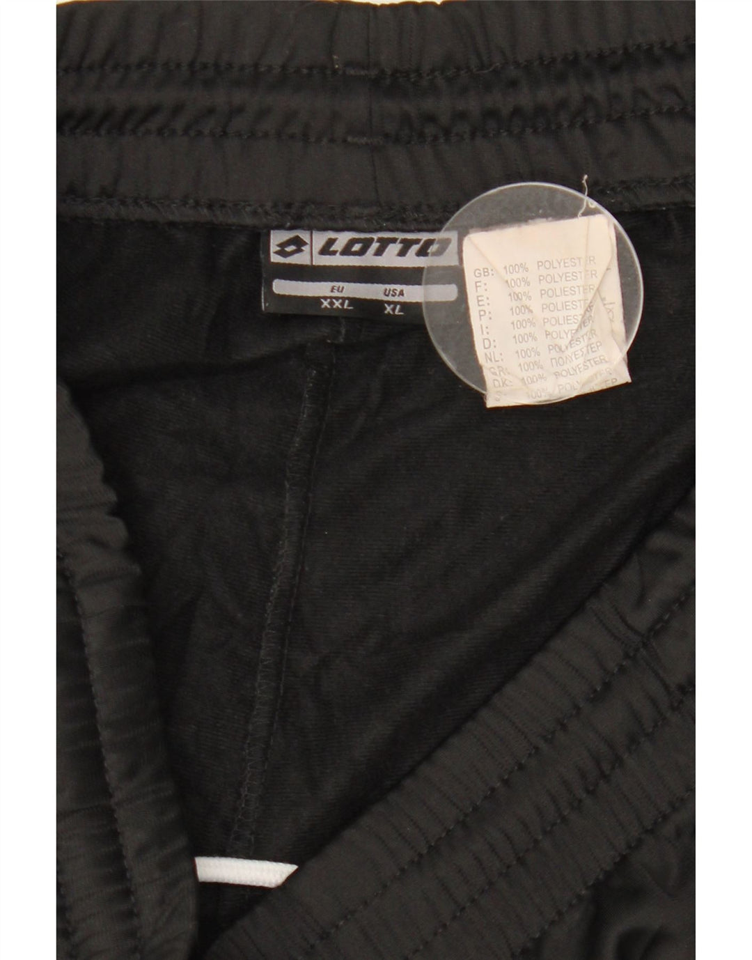 Pantaloni da tuta da uomo Lotto 2XL Poliestere nero