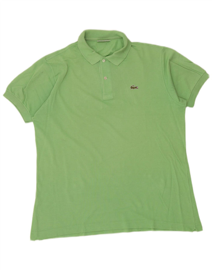 Polo da uomo Lacoste taglia 6 grande in cotone verde classico