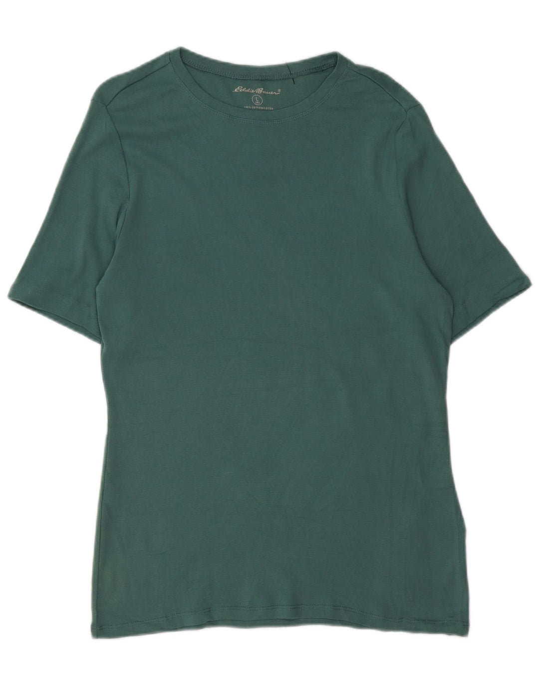 Eddie Bauer T-shirt alta da uomo Top grande in cotone verde