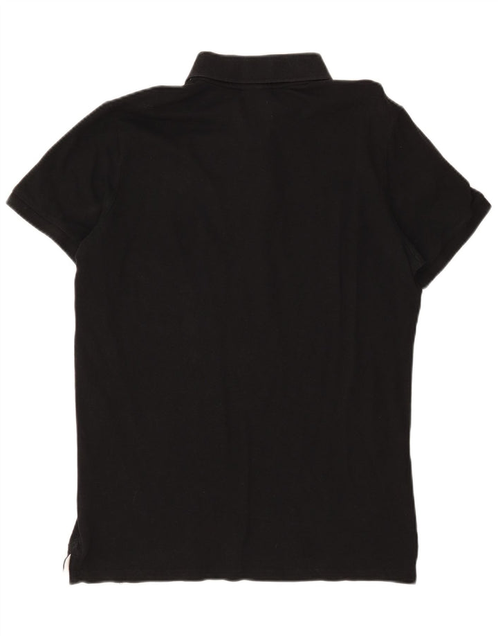 Polo Uomo Diadora Media Nera in Cotone