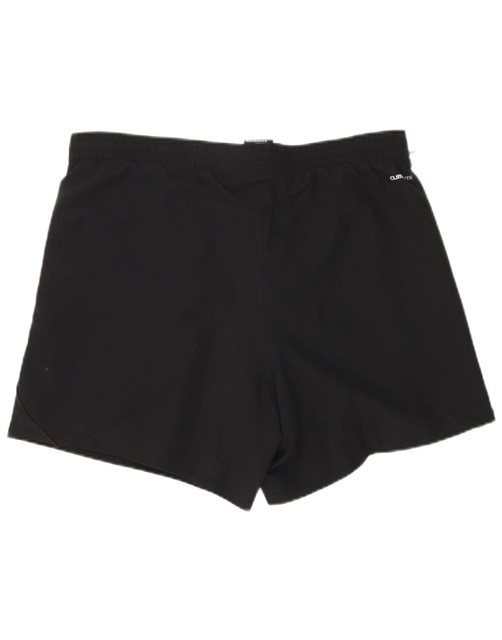 Pantaloncini sportivi Adidas Climalite da uomo medio poliestere nero