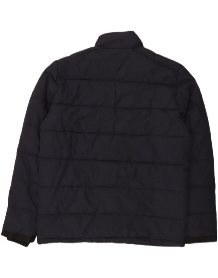 Giacca imbottita da uomo Marks & Spencer UK 40 grande poliestere blu navy