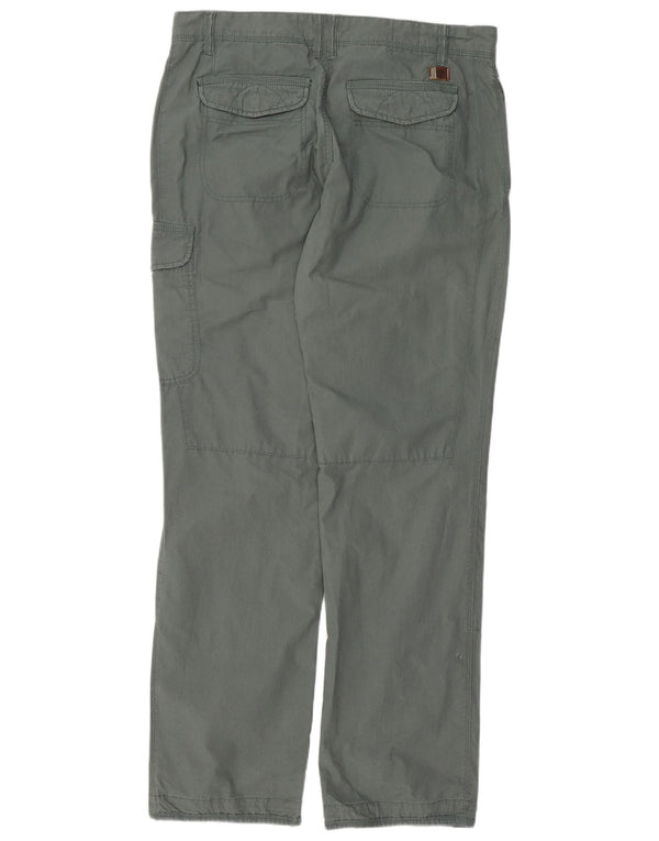 Pantaloni cargo dritti da uomo TIMBERLAND W36 L34 cotone verde