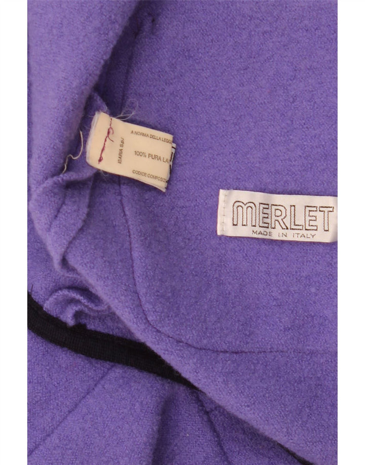Giacca blazer da donna a 2 bottoni e maniche a 3/4 Merlet IT 46 grande viola