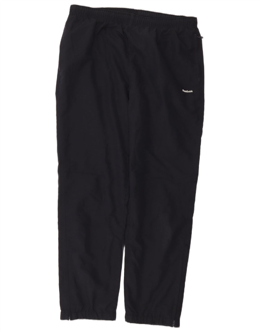 Pantaloni da tuta da uomo Reebok medi in poliestere blu navy