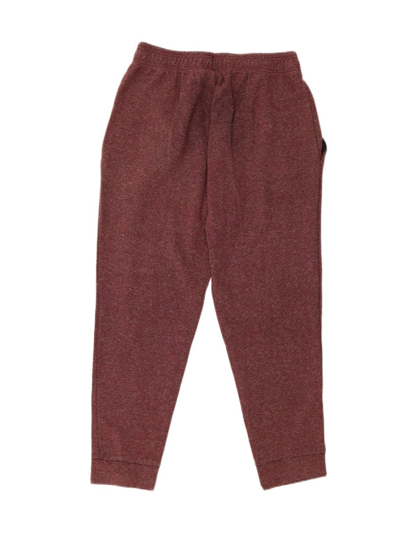 Pantaloni da tuta da uomo Adidas Joggers in cotone screziato bordeaux medio