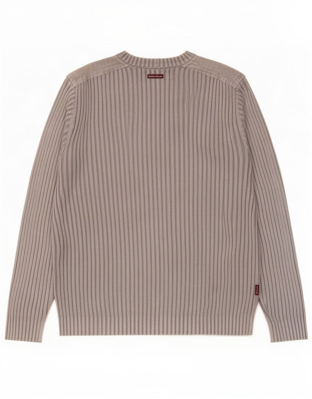 Marlboro Classics Maglione da uomo con scollo a V grande cotone grigio