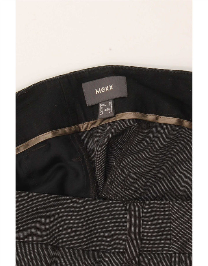 Abito da donna Mexx a 2 bottoni in 2 pezzi UK 12 Medium W30 L33 Gessato grigio