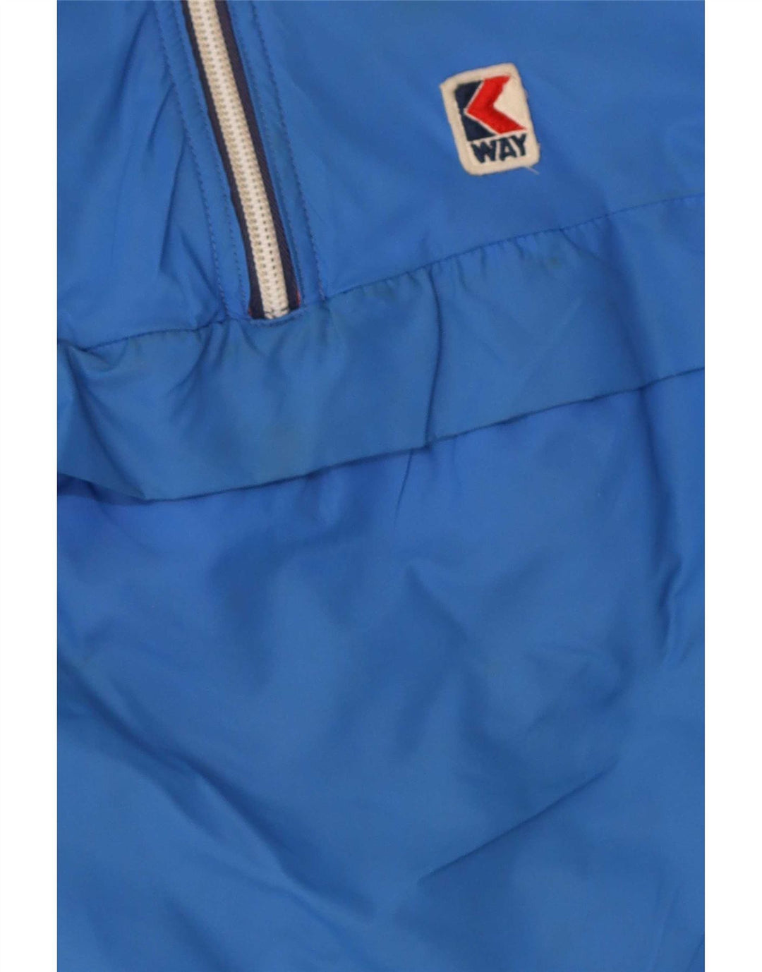 Giacca Anorak con cappuccio da bambino K-Way 7-8 anni Blu in poliammide