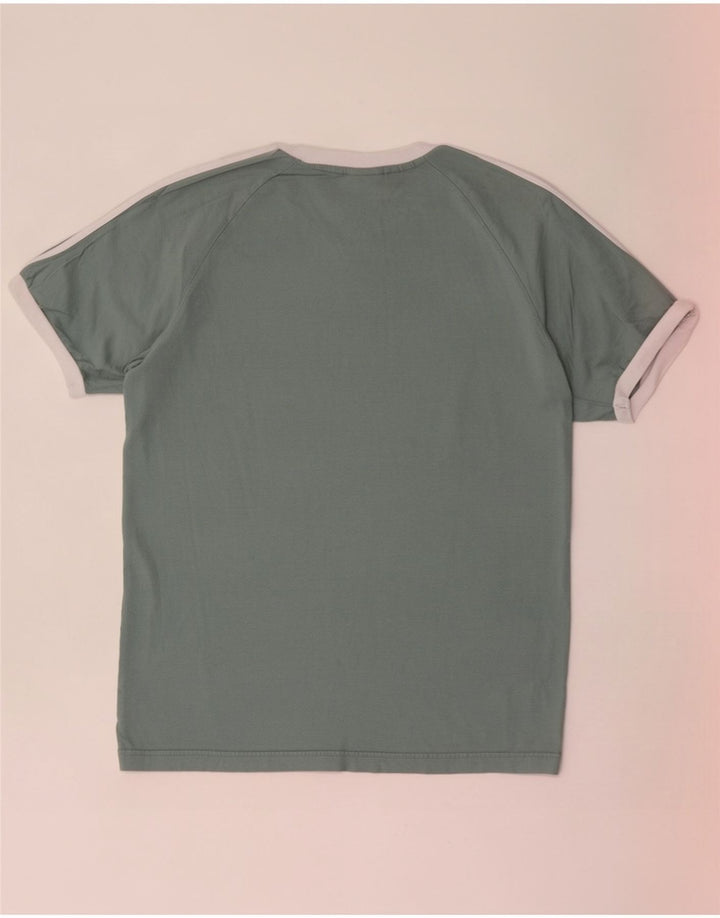 T-shirt da uomo Adidas Top in cotone verde medio