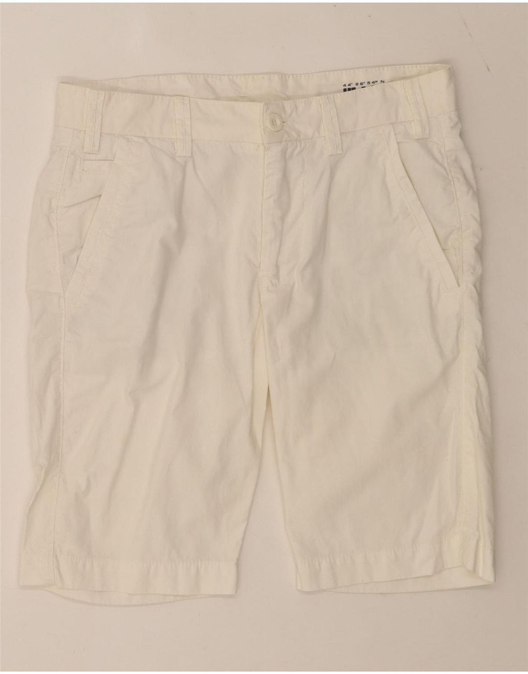 Pantaloncini chino da uomo Slam IT 46 piccoli W29 cotone bianco